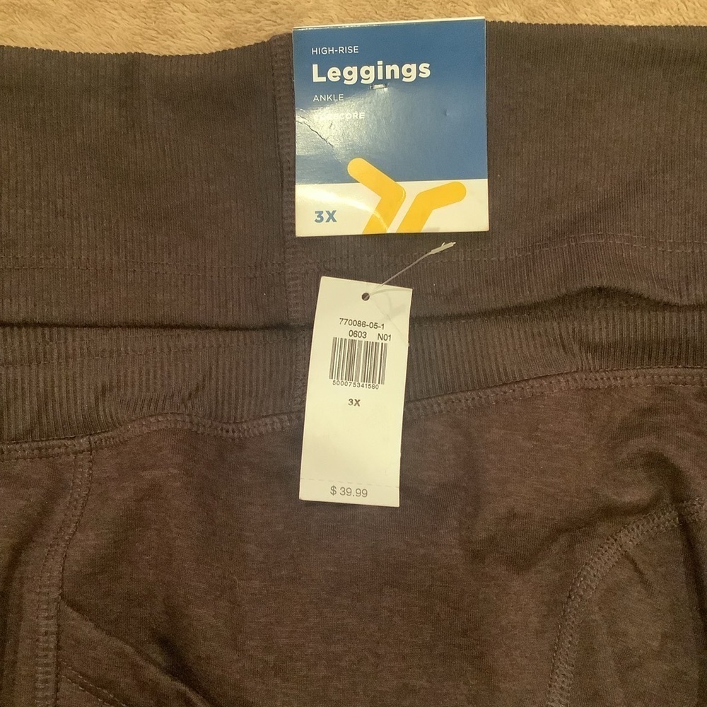 Old Navy Plum Wine High-Waisted CozeCore Side-Pocket Jogger Leggings 4LM12.5 - Picture 6 of 8